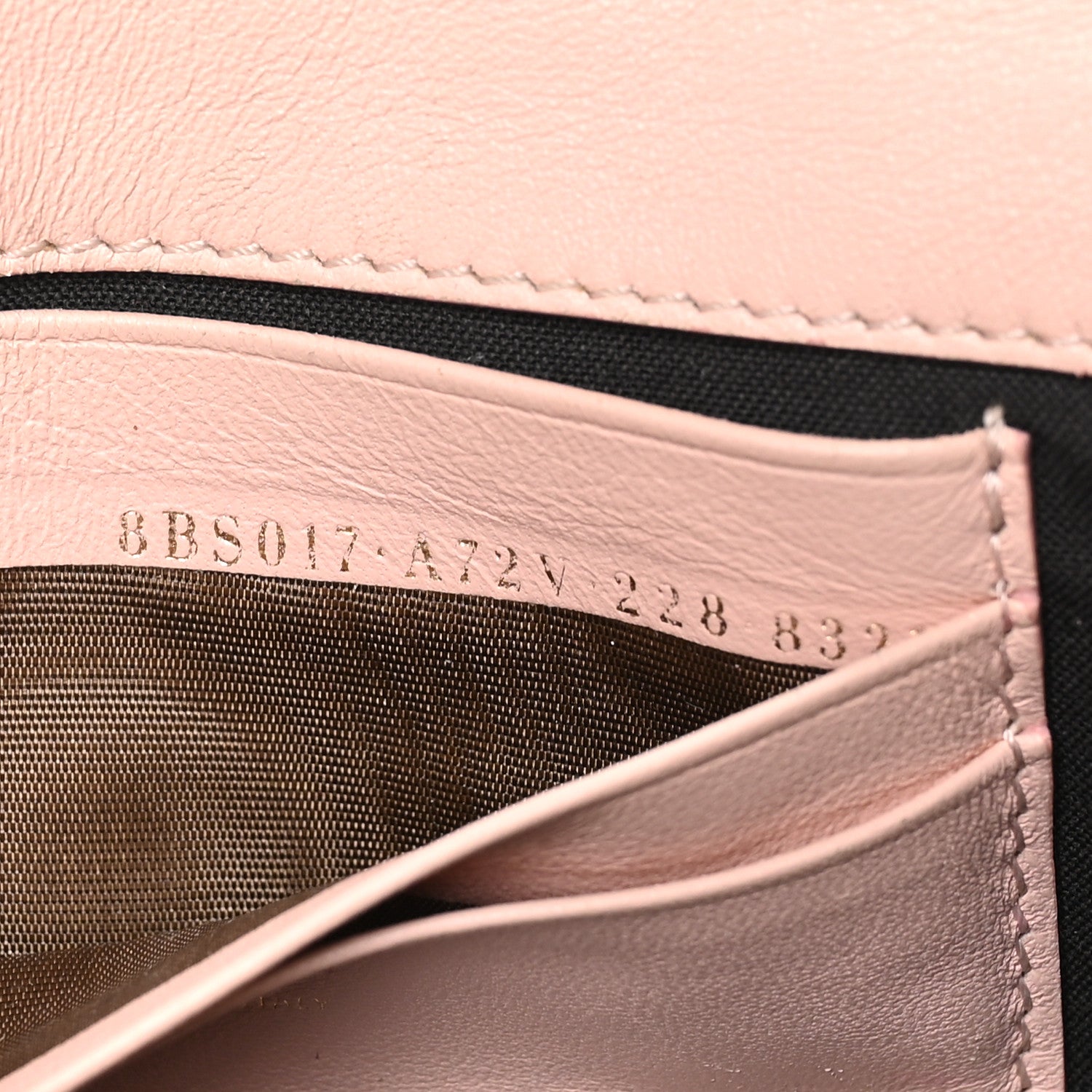 Nappa FF 1974 Embossed Mini Baguette Rosa Quarzo - Image 7