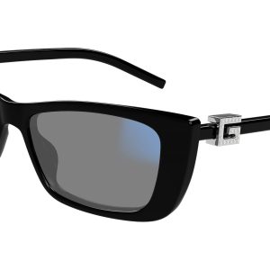 Gucci GG1681S Black Crystal Photochromic Cat Eye Sunglasses