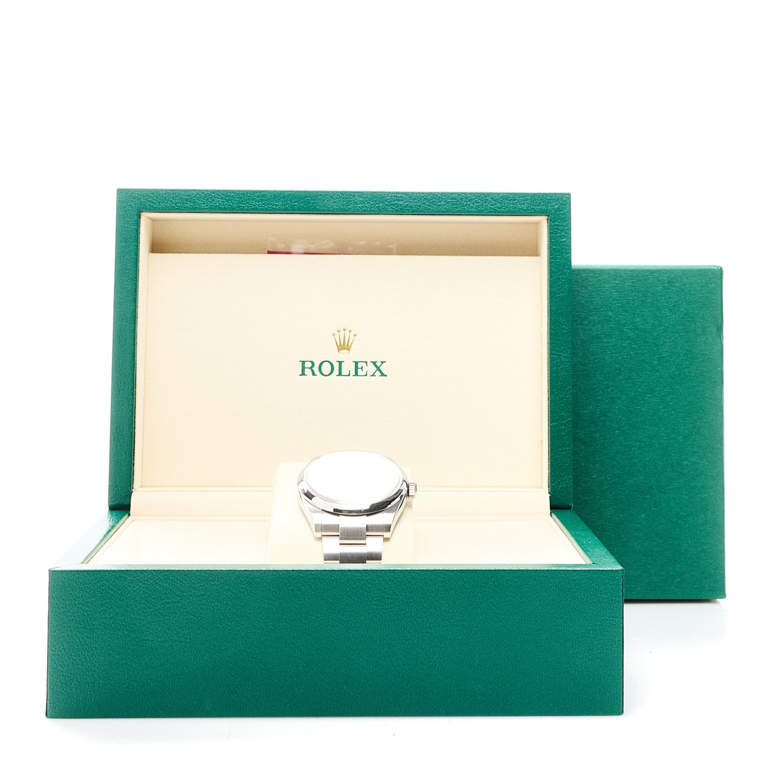 Stainless Steel 41mm Oyster Perpetual Watch Green 134300 - Image 5