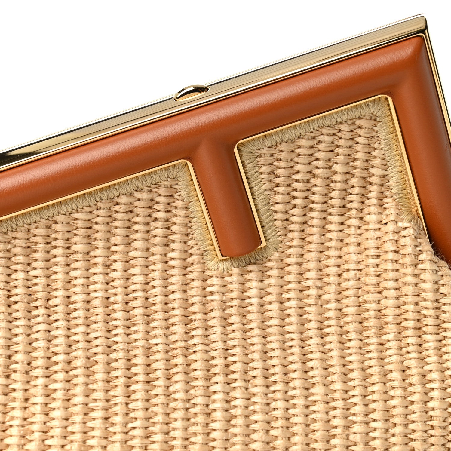 Paglia Chicco Diriso Nappa Small Fendi First Alchemy Brandy - Image 8
