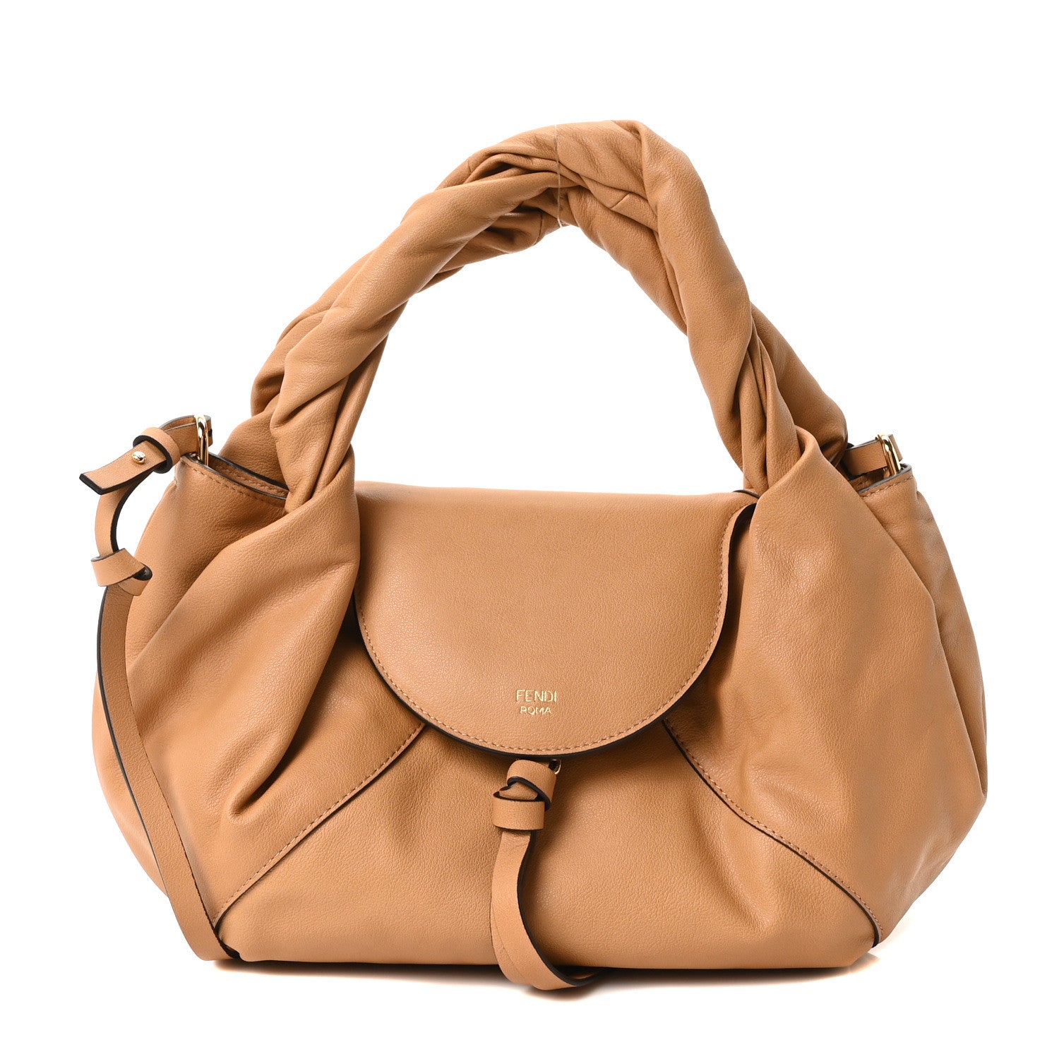 Calfskin Small Spy Dark Honey