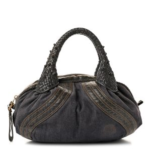 Denim Spalmati Woven Spy Bowler Blue