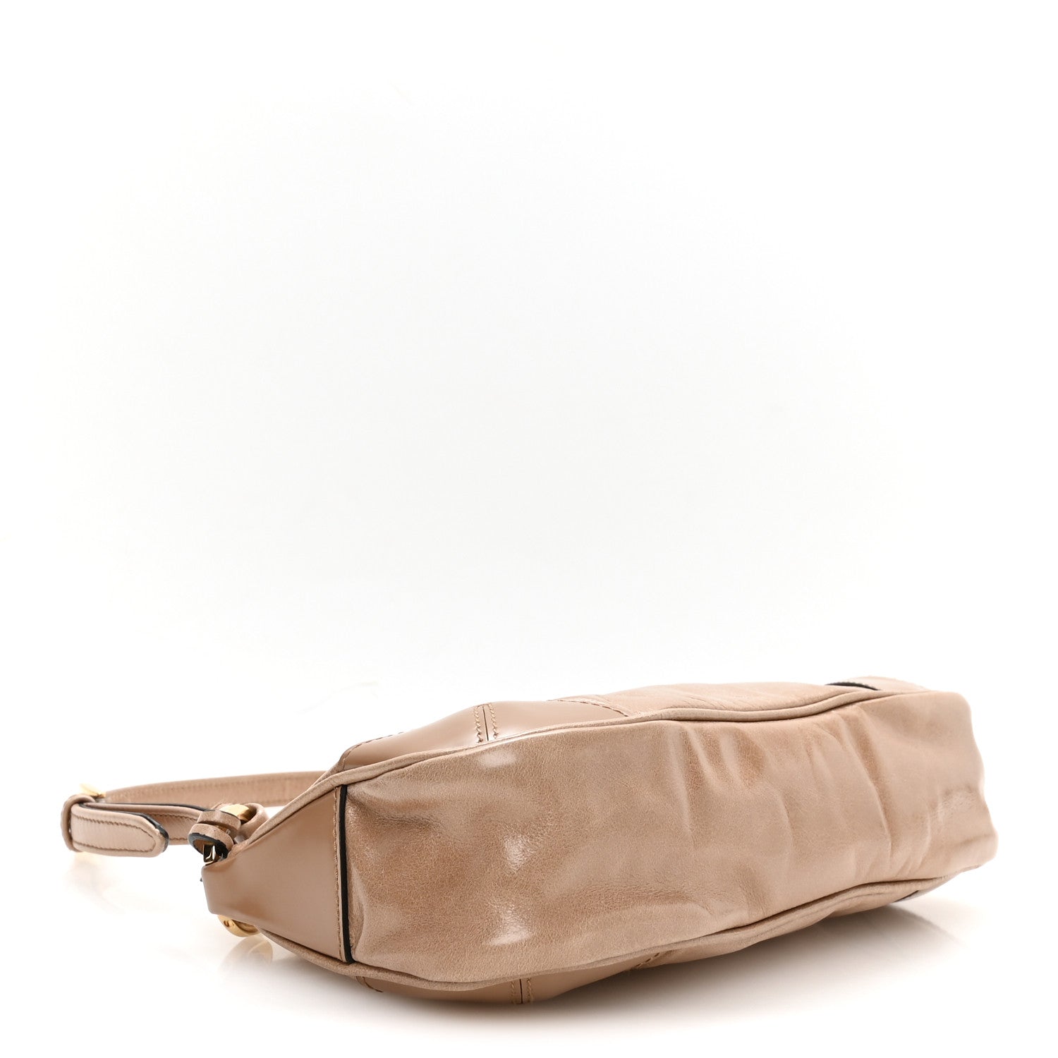 Soft Lux Calfskin Re-Edition 2002 Shoulder Bag Travertine - Image 4