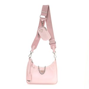 Nylon Re-Edition 2005 Shoulder Bag Alabastro