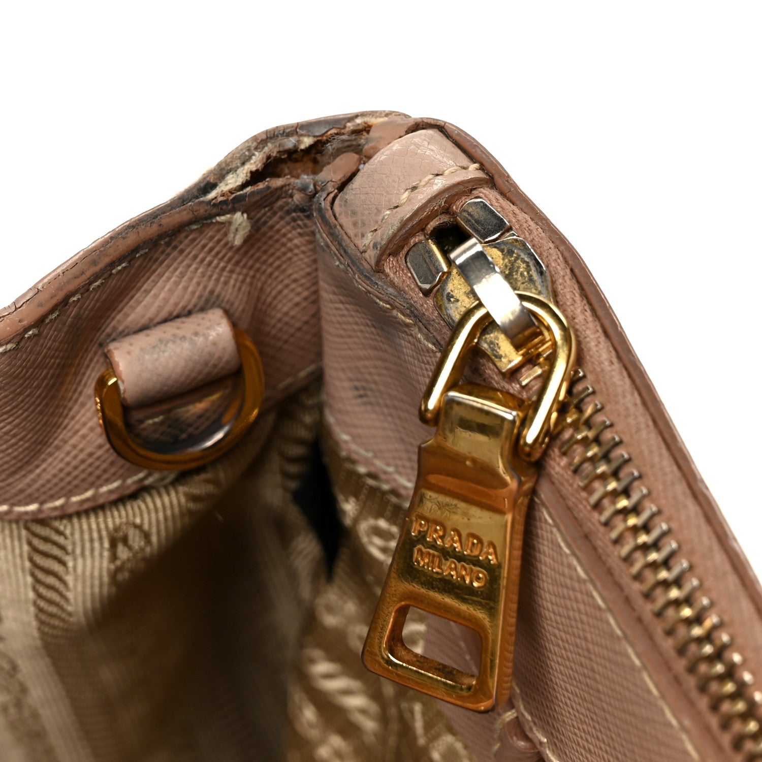 Saffiano Small Galleria Double Zip Tote Cammeo - Image 13