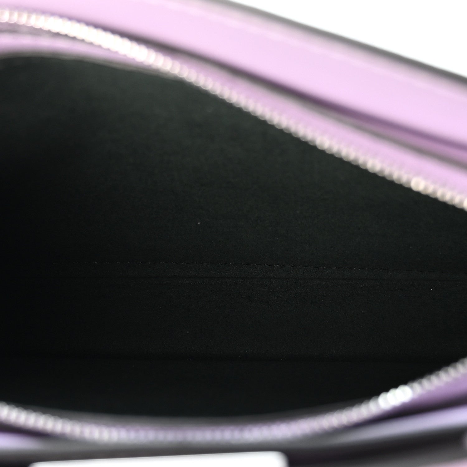Calfskin Striped Texture FF Peekaboo I See U X Cross Satchel Violetta - Image 5
