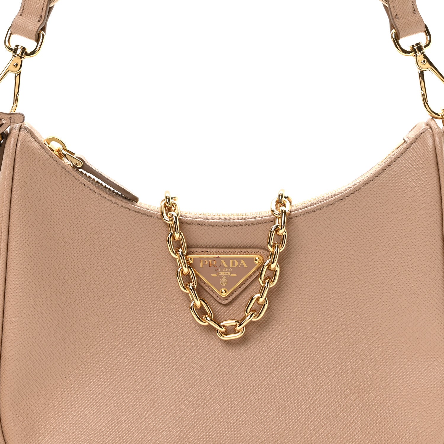 Saffiano Lux Re-Edition 2005 Shoulder Bag Cammeo - Image 10