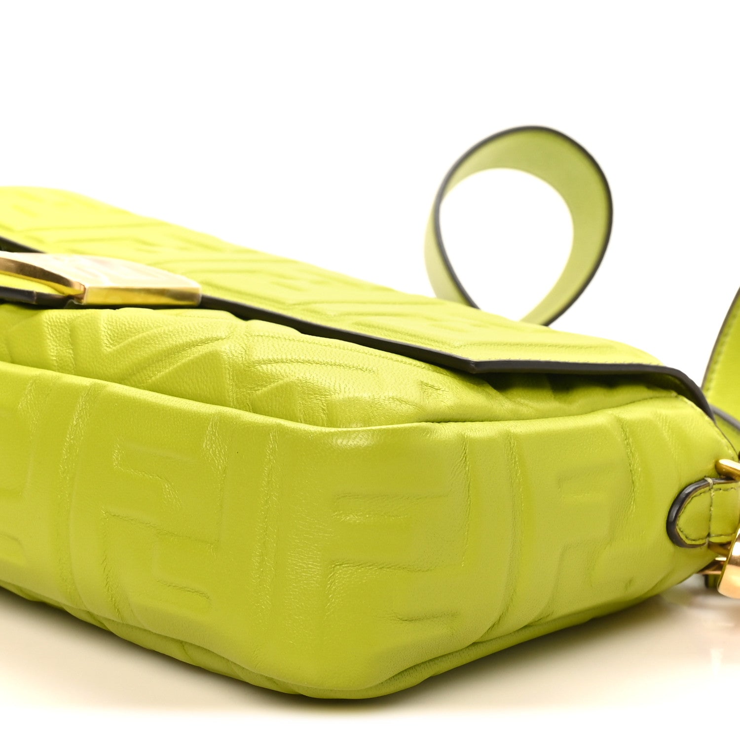 Nappa FF 1974 Embossed Baguette Wasabi - Image 10