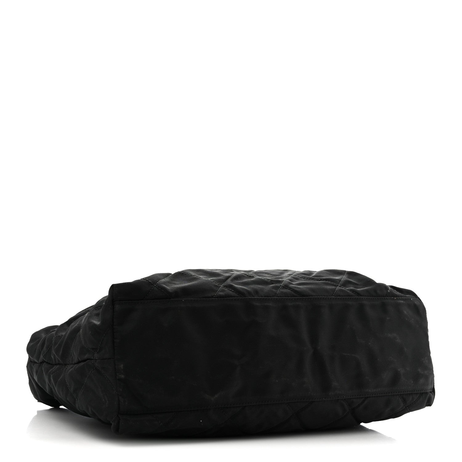 Nylon Tessuto Impuntu Quilted Tote Black - Image 4