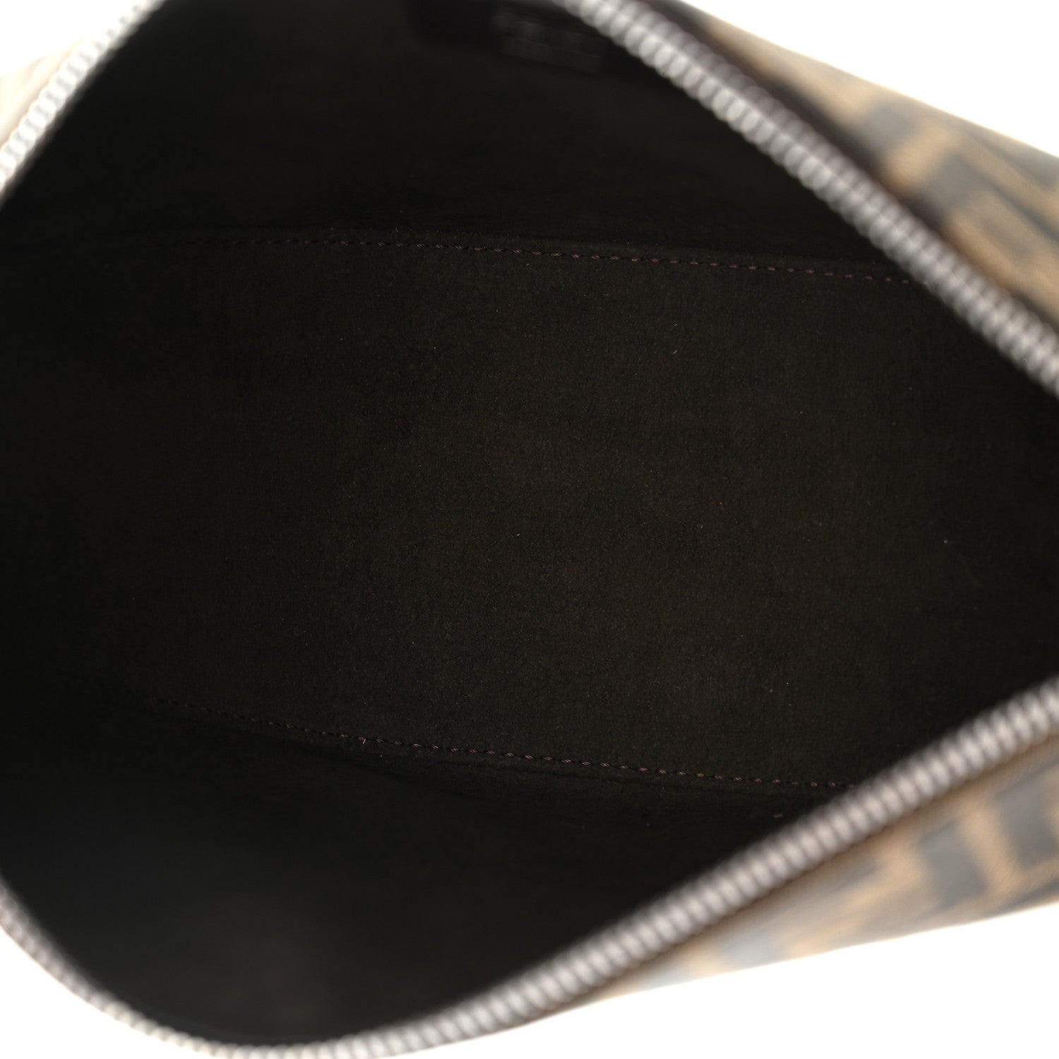 Fabric Jacquard FF Melon Bag Tobacco Black - Image 5