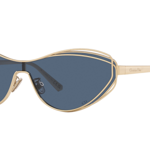 Dior Fildior M1U Sunglasses in Gold Blue