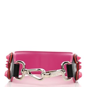Vitello Dolce Studded Mini Strap You Black Pink