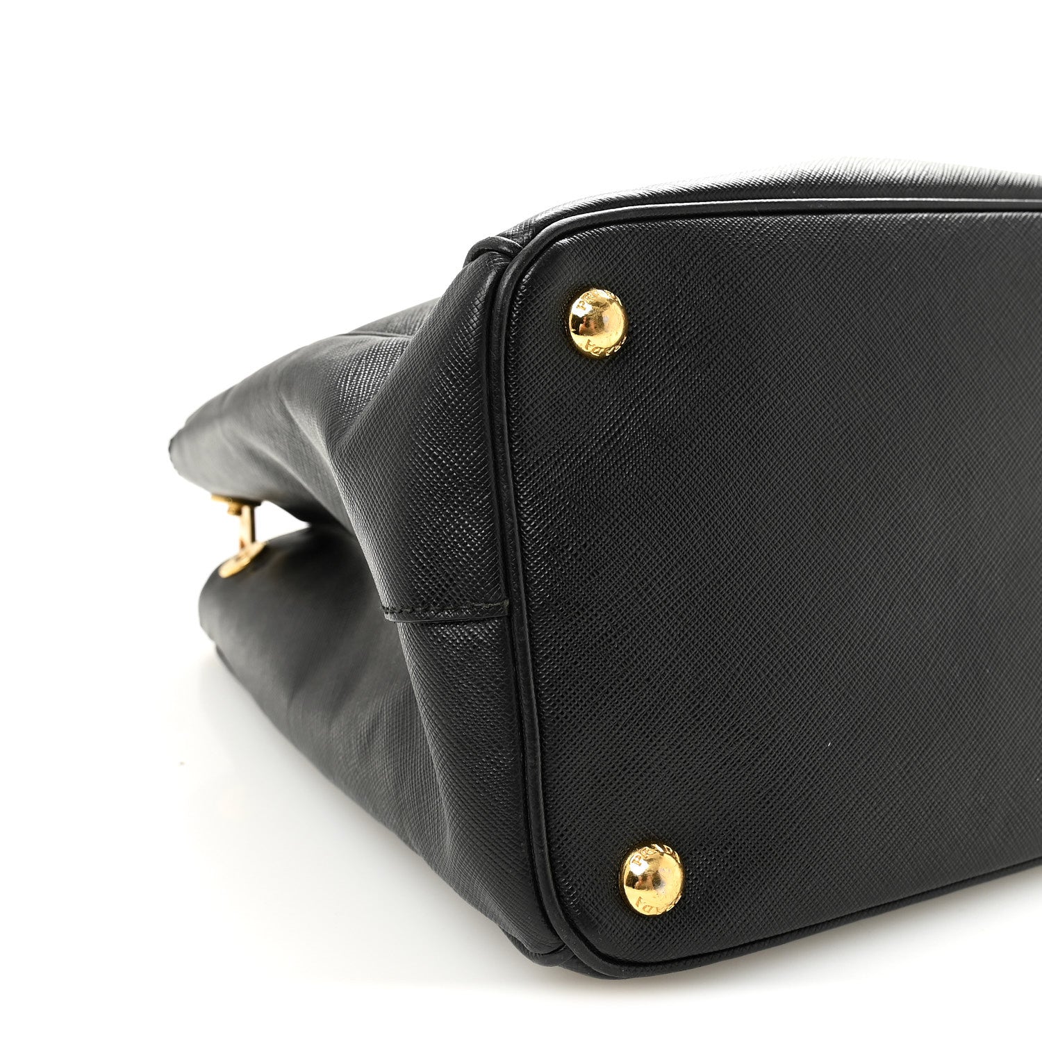 Saffiano Large Galleria Double Zip Tote Black - Image 8