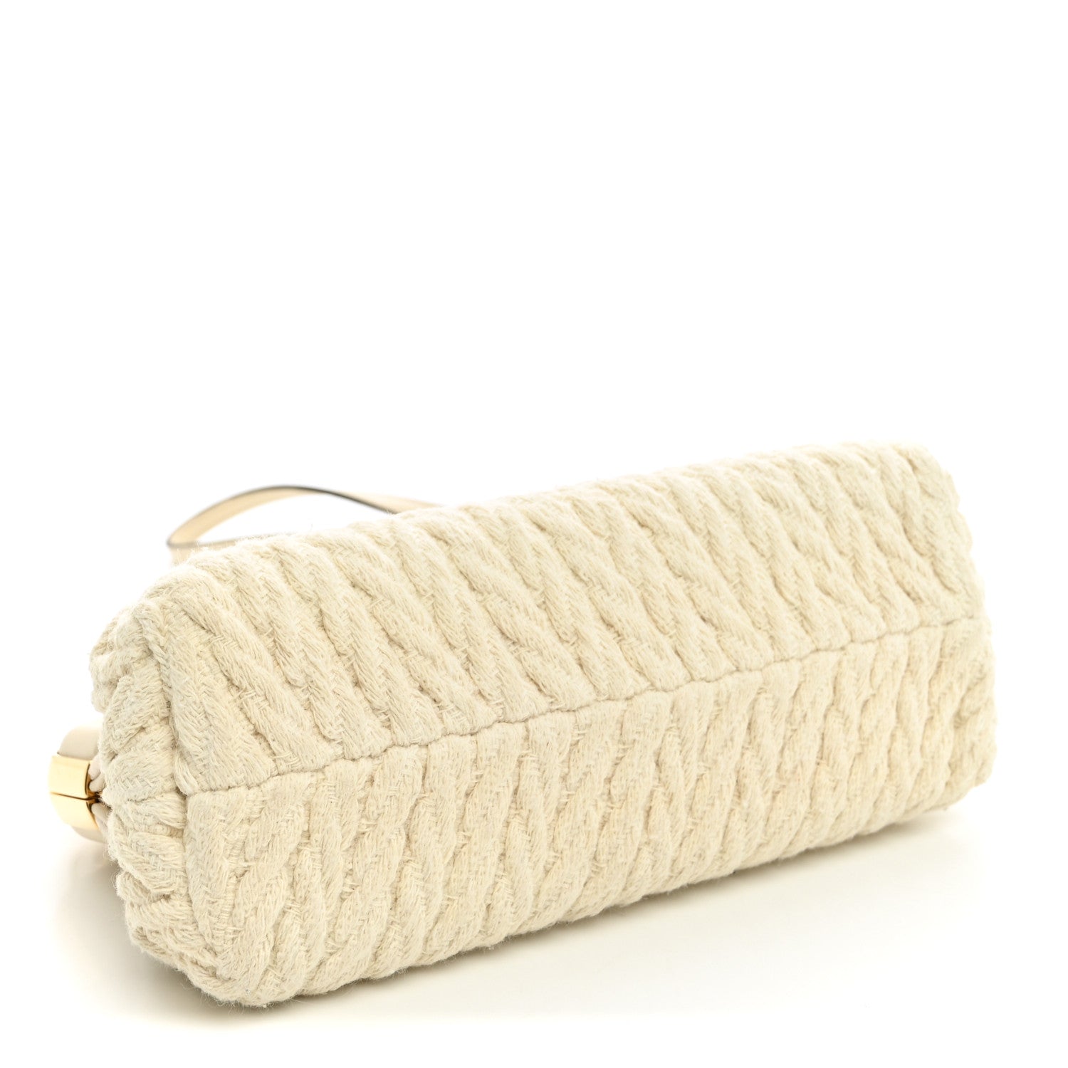 Woven Knit Nappa Small Fendi First White - Image 4