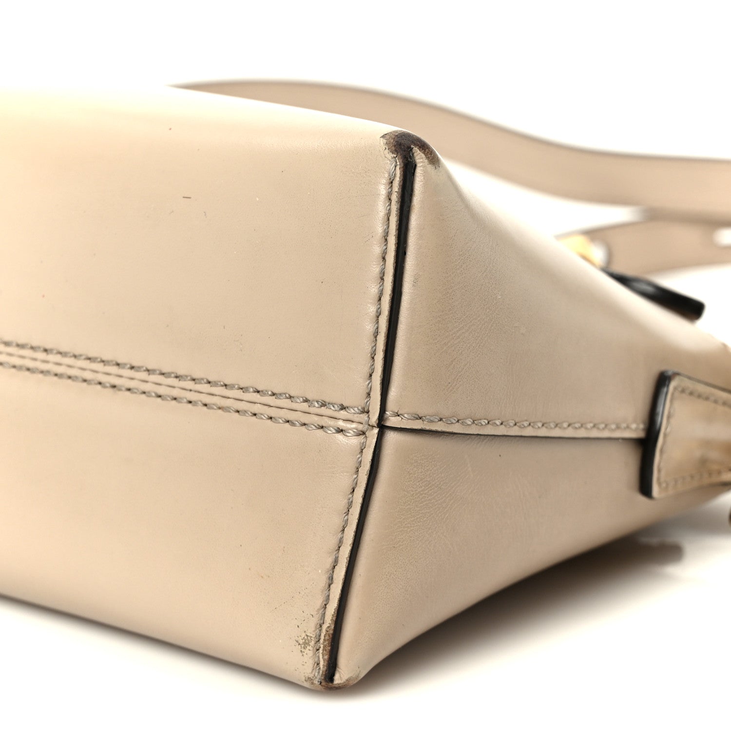 Vitello King Logo Embossed Mini By The Way Boston Bag Nuvola - Image 10