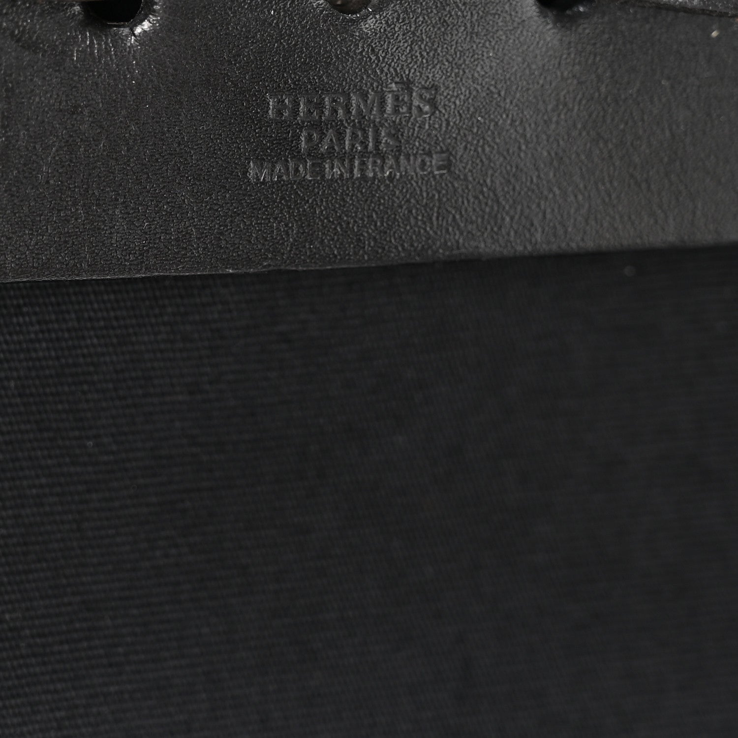 Toile Vache Calfskin Herbag 30 PM Backpack Black - Image 6