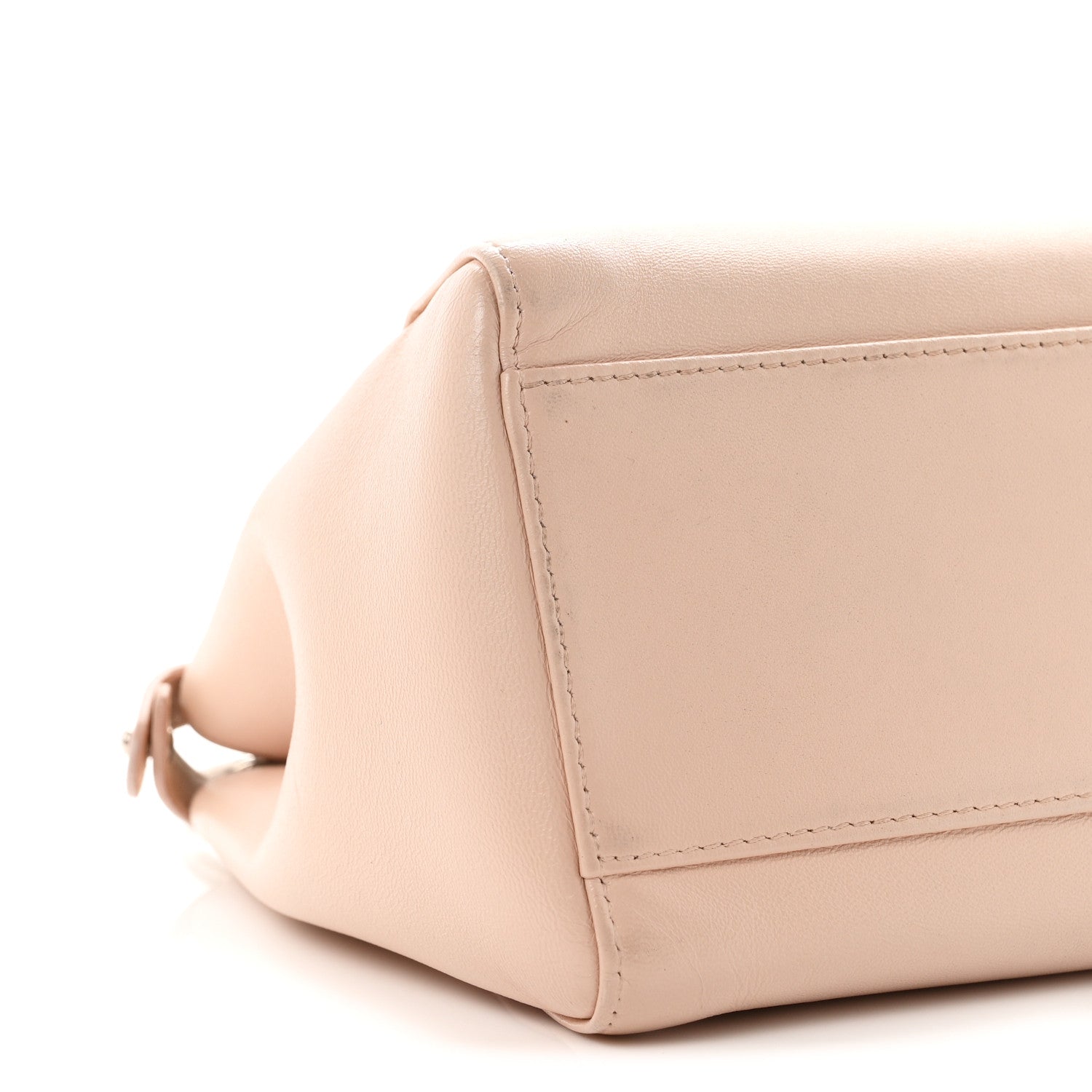 Nappa Colorblock Mini Peekaboo Iconic Satchel Plaster Banana Grigio Polvere - Image 9