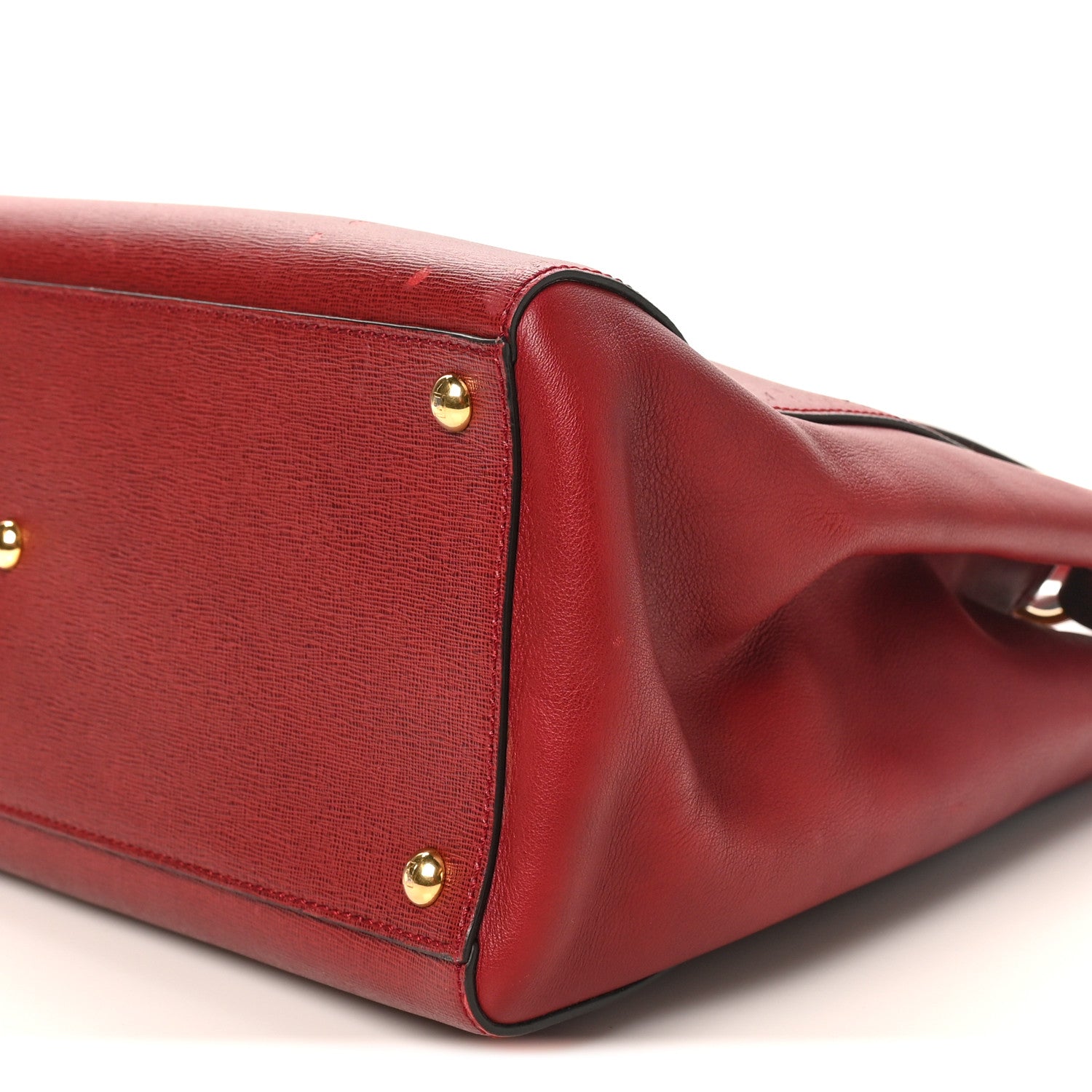 Vitello Elite Regular 2Jours Tote Rosso Scuro Ciliegia - Image 9