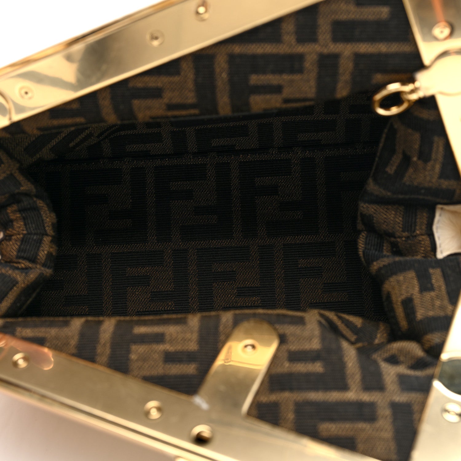 Lambskin Tessuto Treccia Small Fendi First Grezzo - Image 5