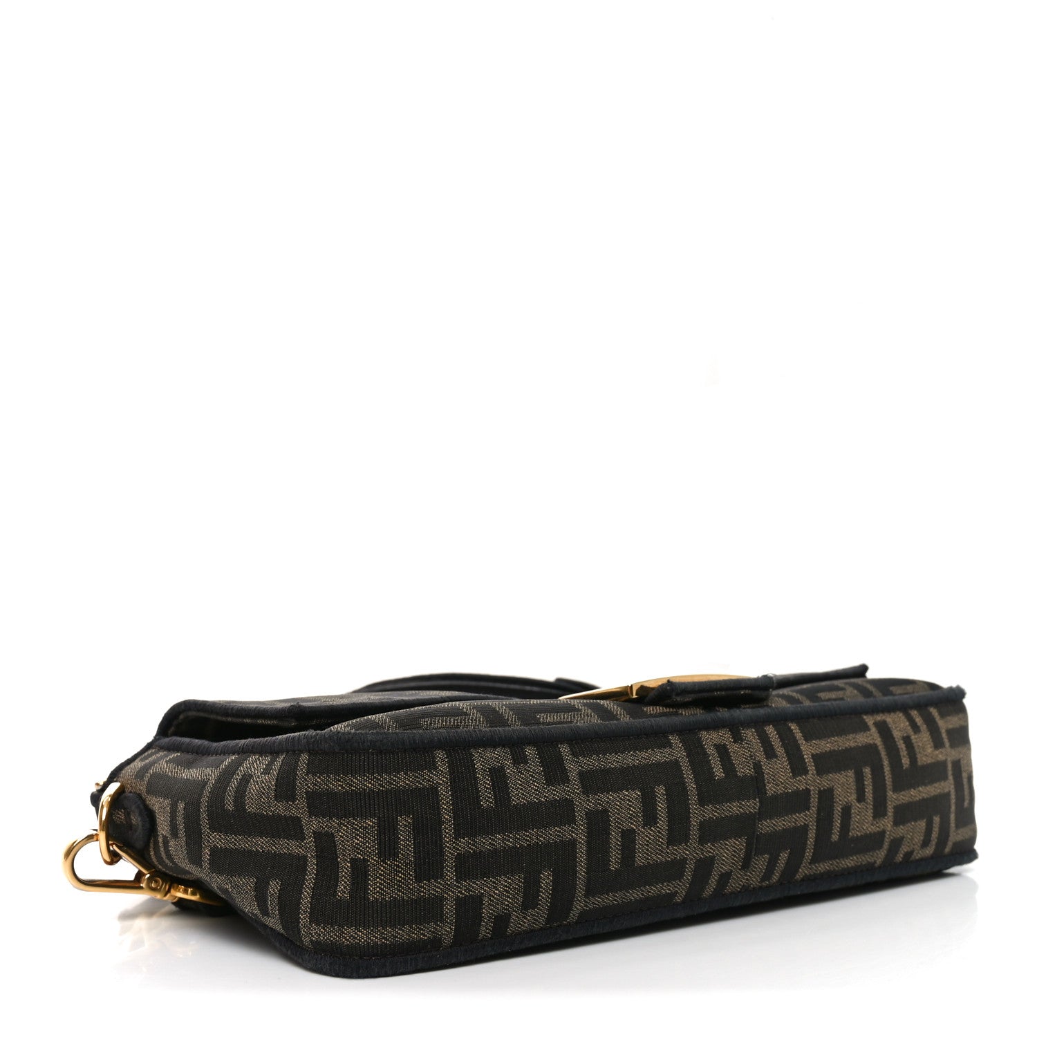Fabric Jacquard FF 1974 Medium Baguette Tobacco Moro Black - Image 4