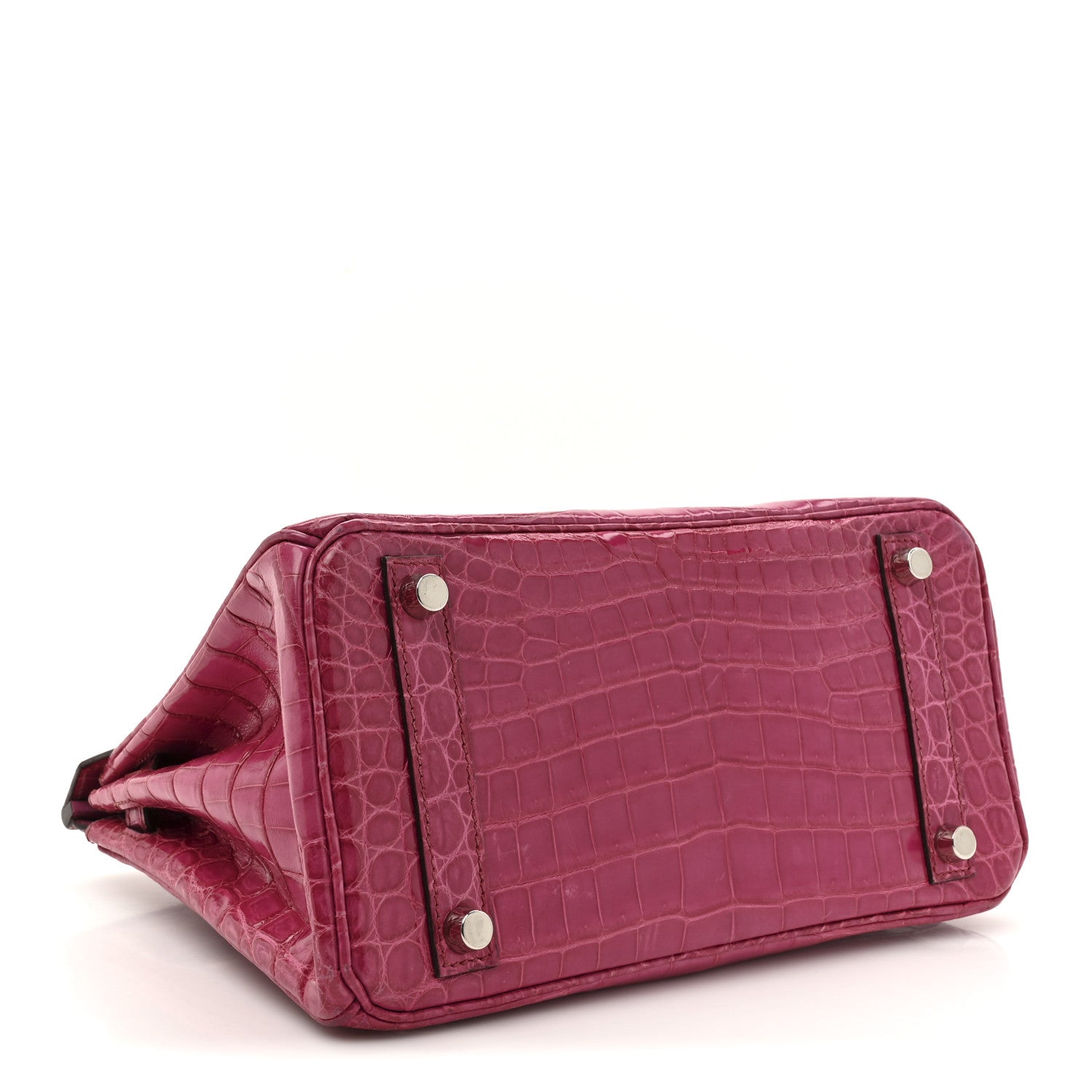 Shiny Niloticus Crocodile Birkin 25 Rose Scheherazade - Image 4