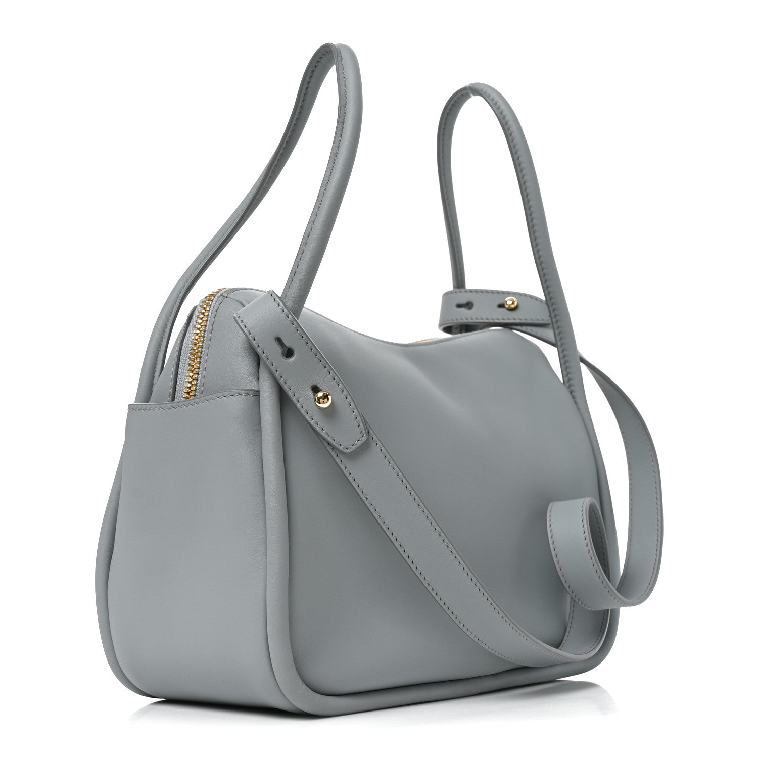 Soft Calfskin Darling Shoulder Bag Blue - Image 3