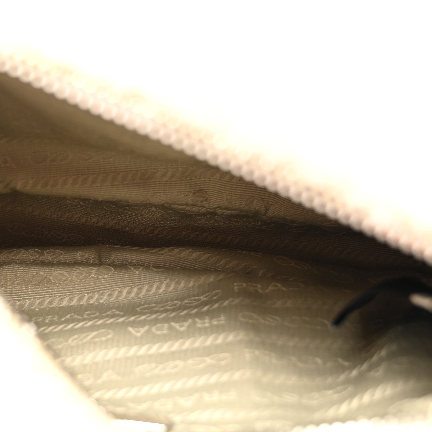 Shearling Mini Re-Edition 2000 Bag Ecru - Image 5