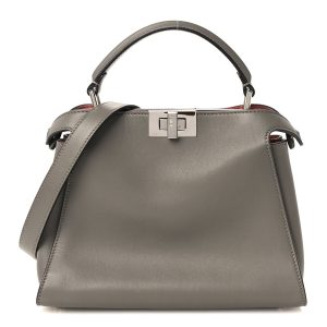 Vitello Tahiti Burro Bi-Color Medium Peekaboo Iconic Essentially Satchel Maya Camelia Confetto