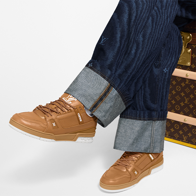 Louis Vuitton LV Trainer Sneaker Damier Cognac - 图片 6