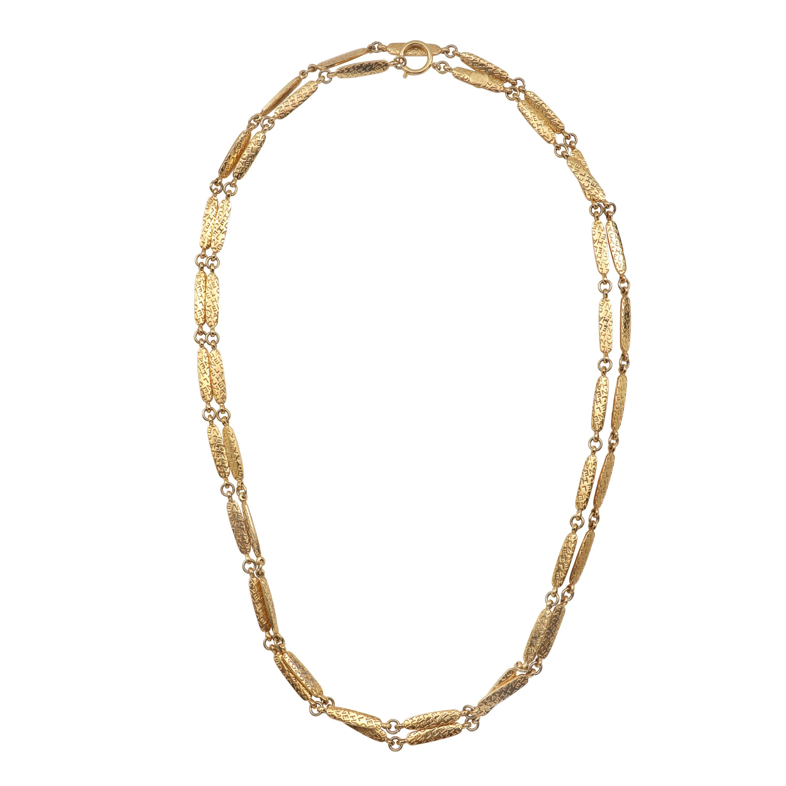 Vintage Chanel Gold-Plated Sautoir Necklace