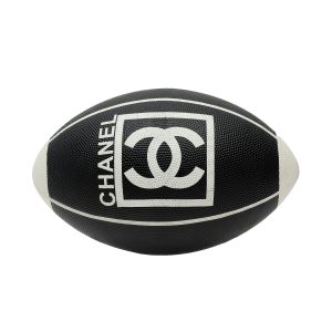 Chanel Game Series Black and White Rugby Ball