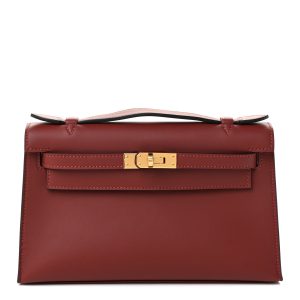 Swift Kelly Pochette Clutch Rouge H