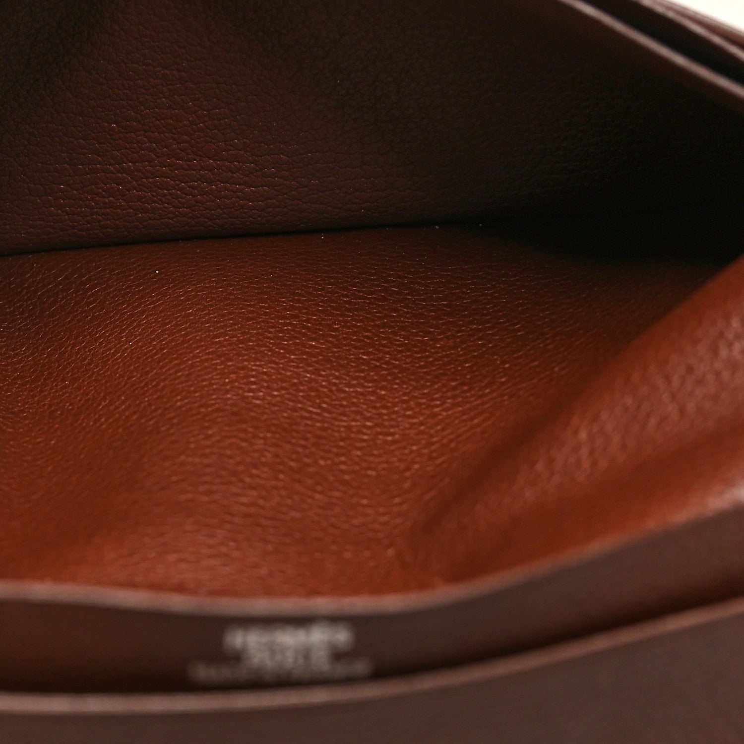Evercolor Citizen Twill Long Wallet Chocolate - Image 5