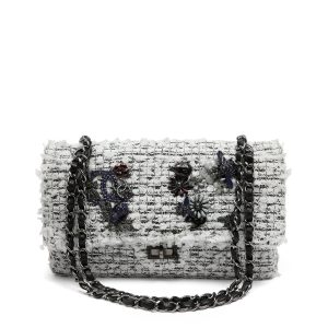 Chanel 2.55 Reissue Garden Party w/Silver Hardware