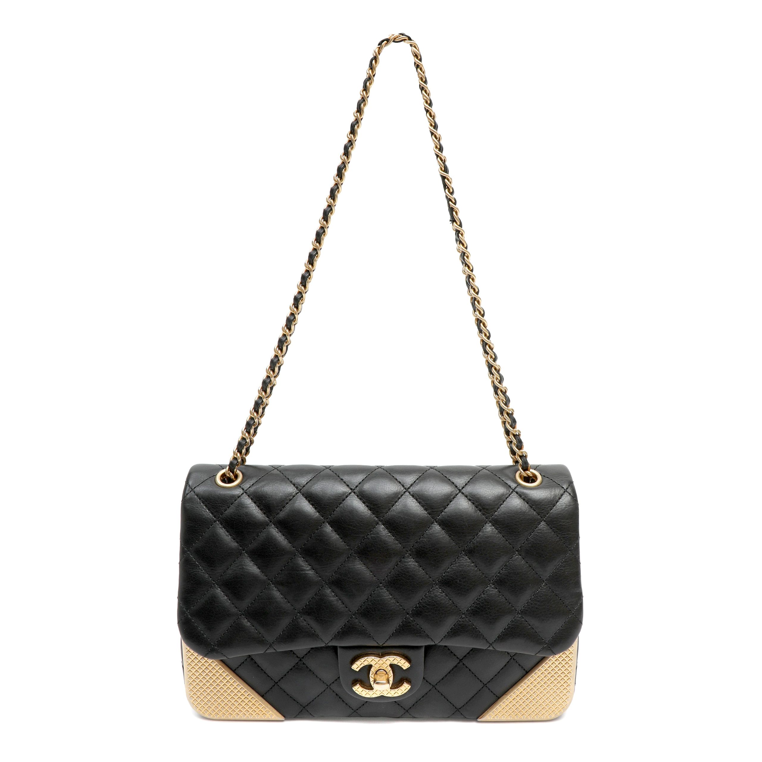 Chanel Quilted Calfskin Rock The Corner Classic Flap - 图片 4