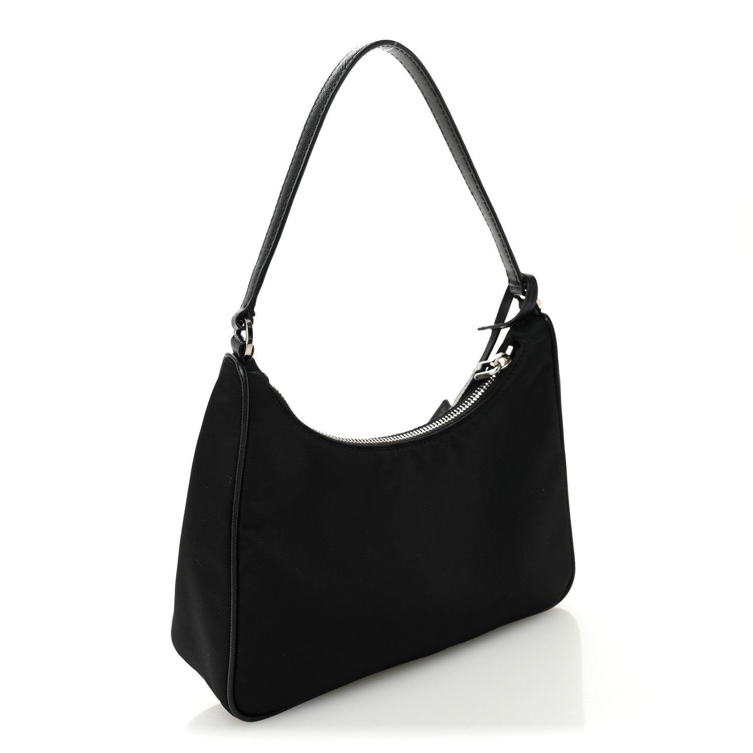 Tessuto Nylon Saffiano Mini Re-Edition 2005 Bag Black - 图片 3