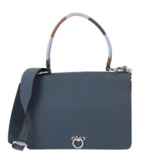 Cuoio Romano Selleria Piping Messenger Bag Tempesta Multicolor