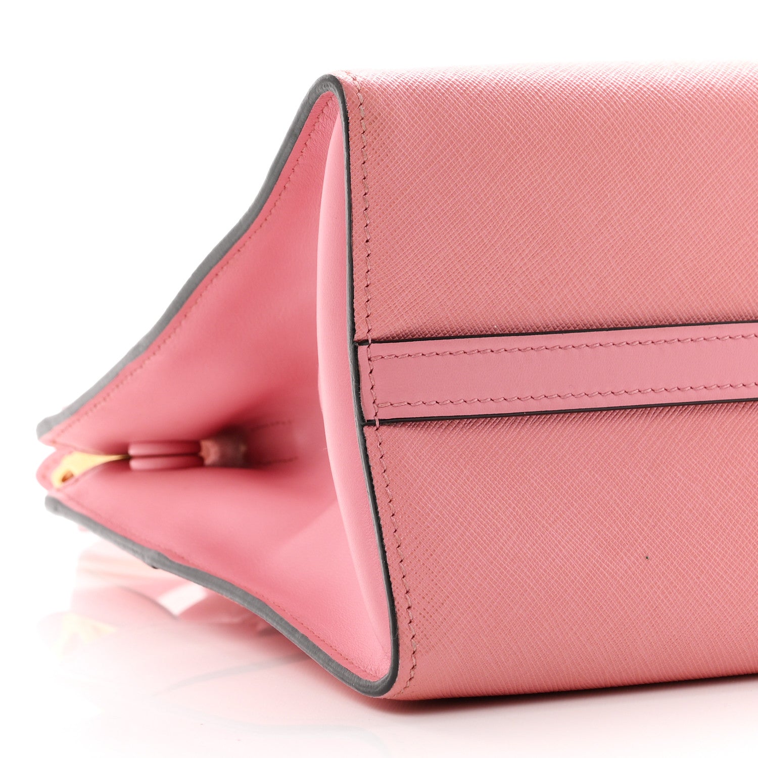 Saffiano City Calfskin Small Paradigme Bag Petalo - Image 9