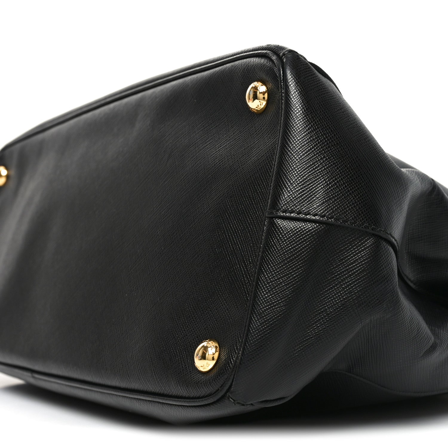 Saffiano Lux Large Galleria Double Zip Tote Black - Image 9