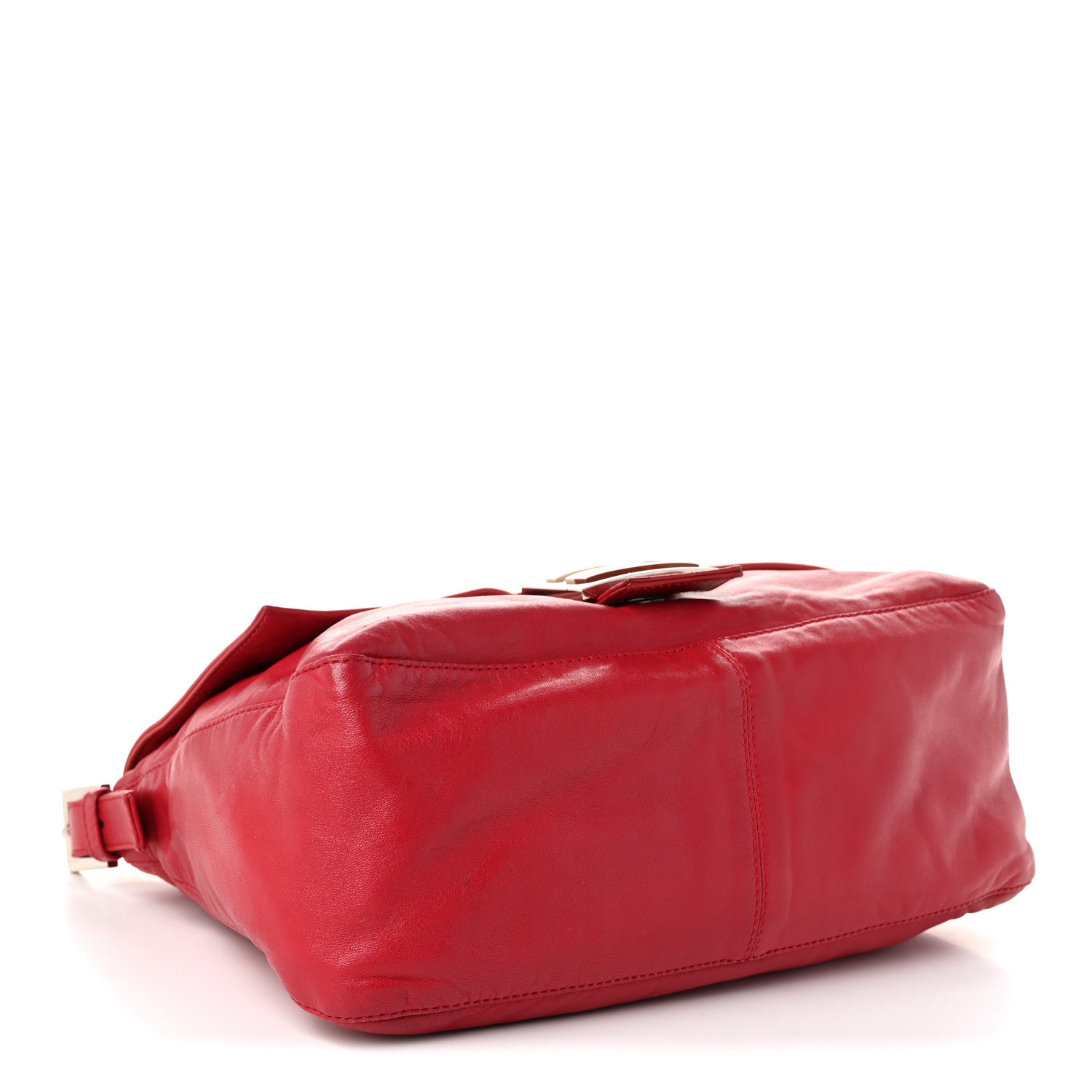 Calfskin Mama Baguette Red - Image 4