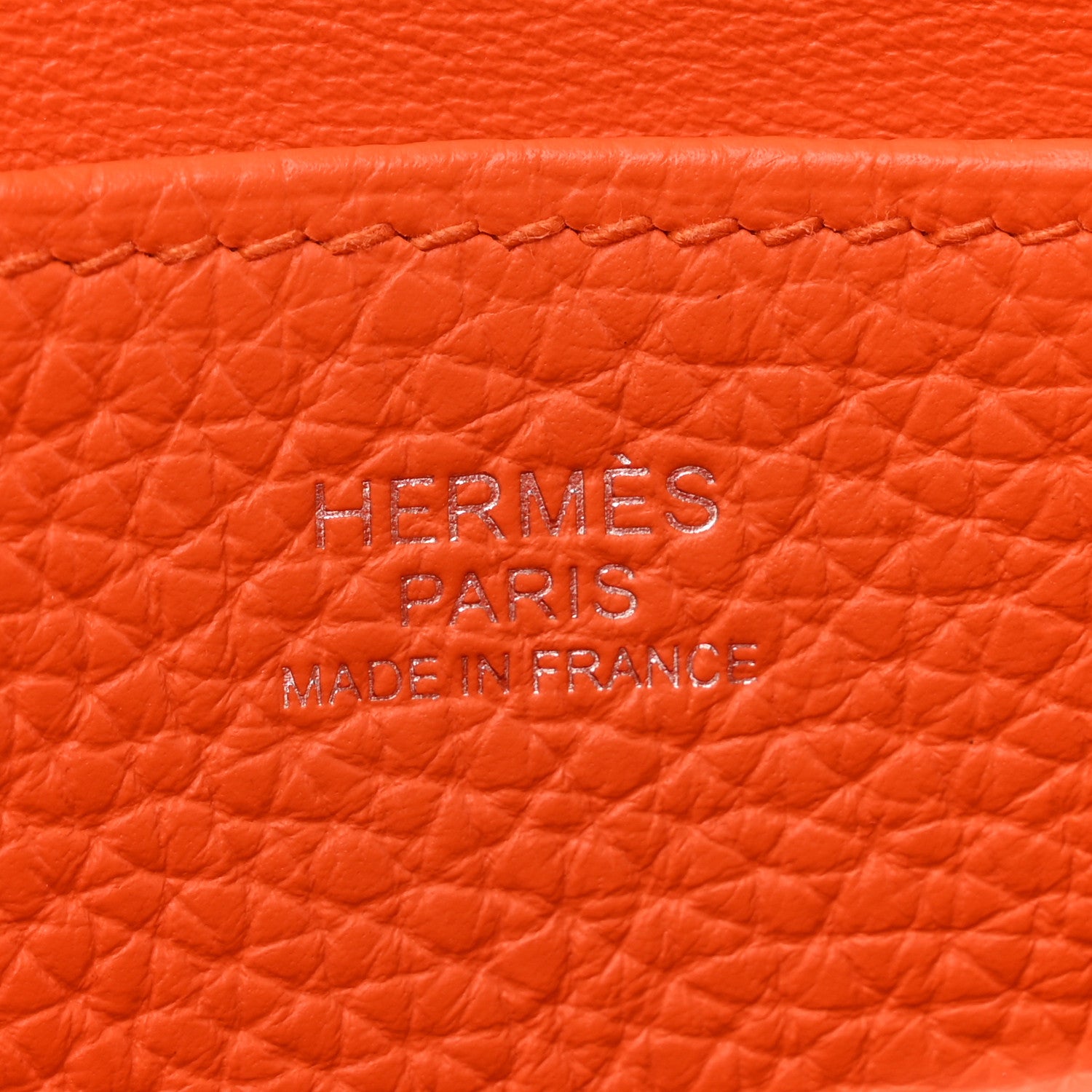 Taurillon Clemence Halzan 25 Orange Minium - Image 6