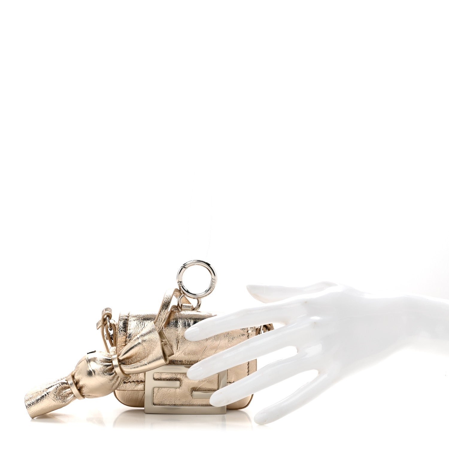 Metallic Nano Baguette So Sweet Handle Charm Gold - Image 2