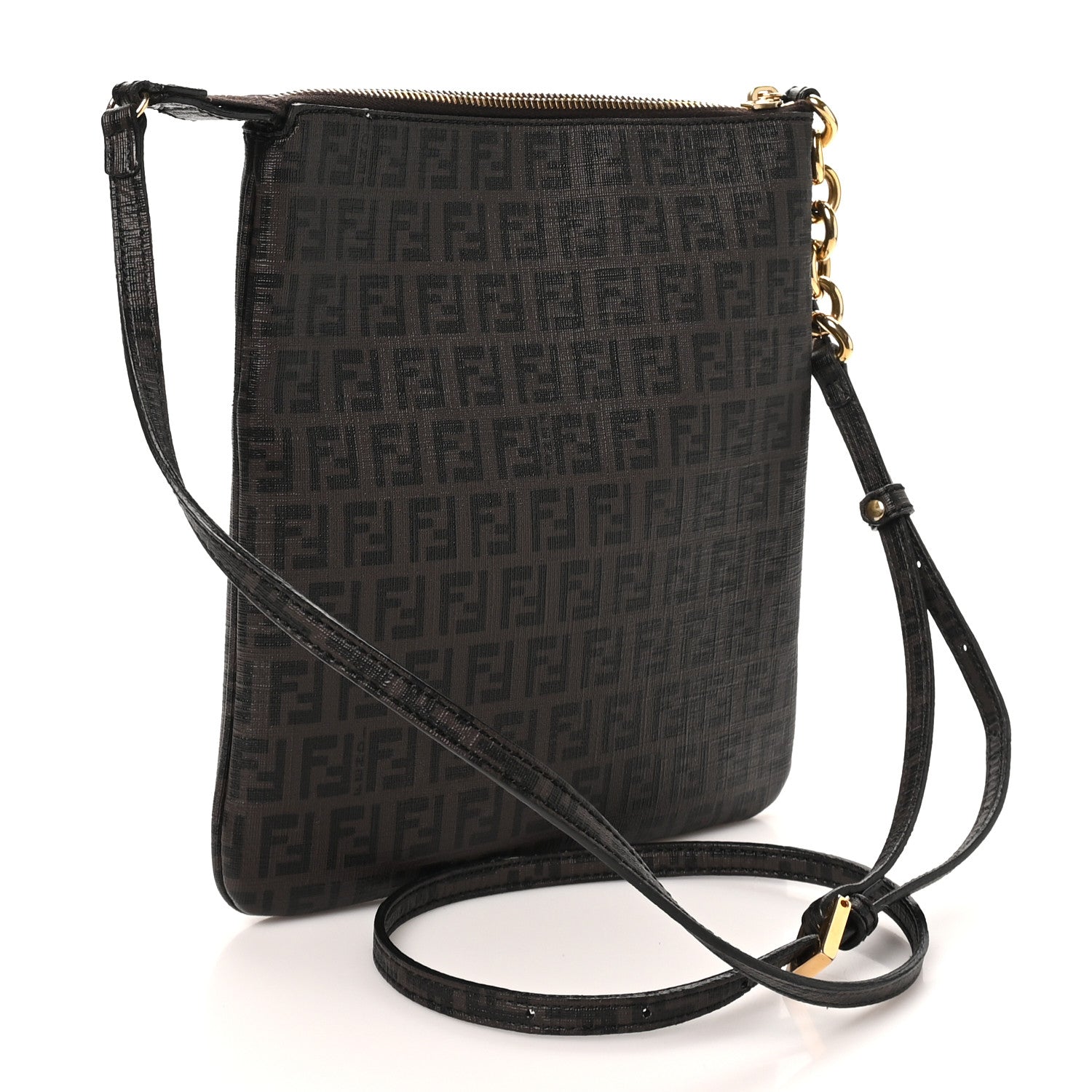 Zucchino Spalmati Forever Small Crossbody Moro Black - Image 3