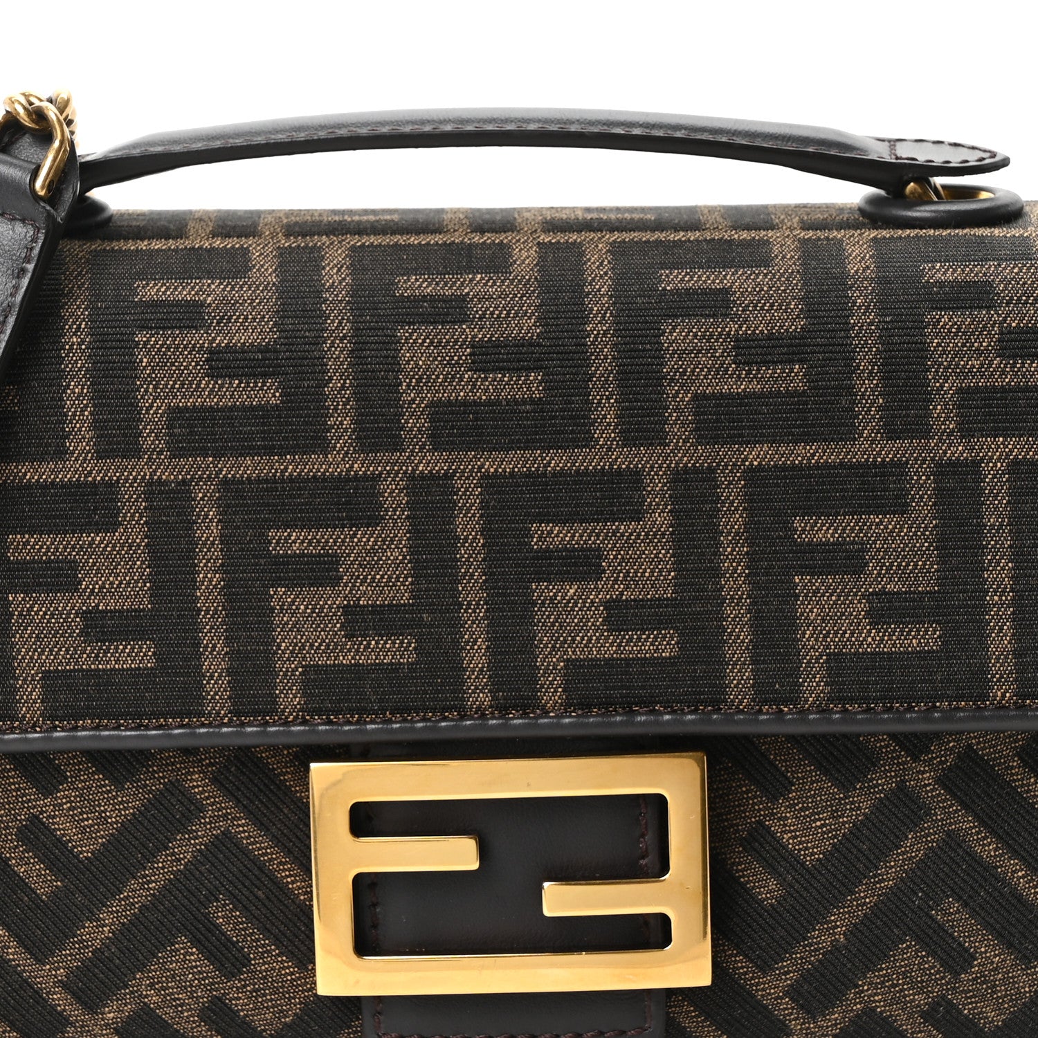 Fabric Jacquard FF 1974 Midi Chain Baguette Tobacco Moro - Image 8