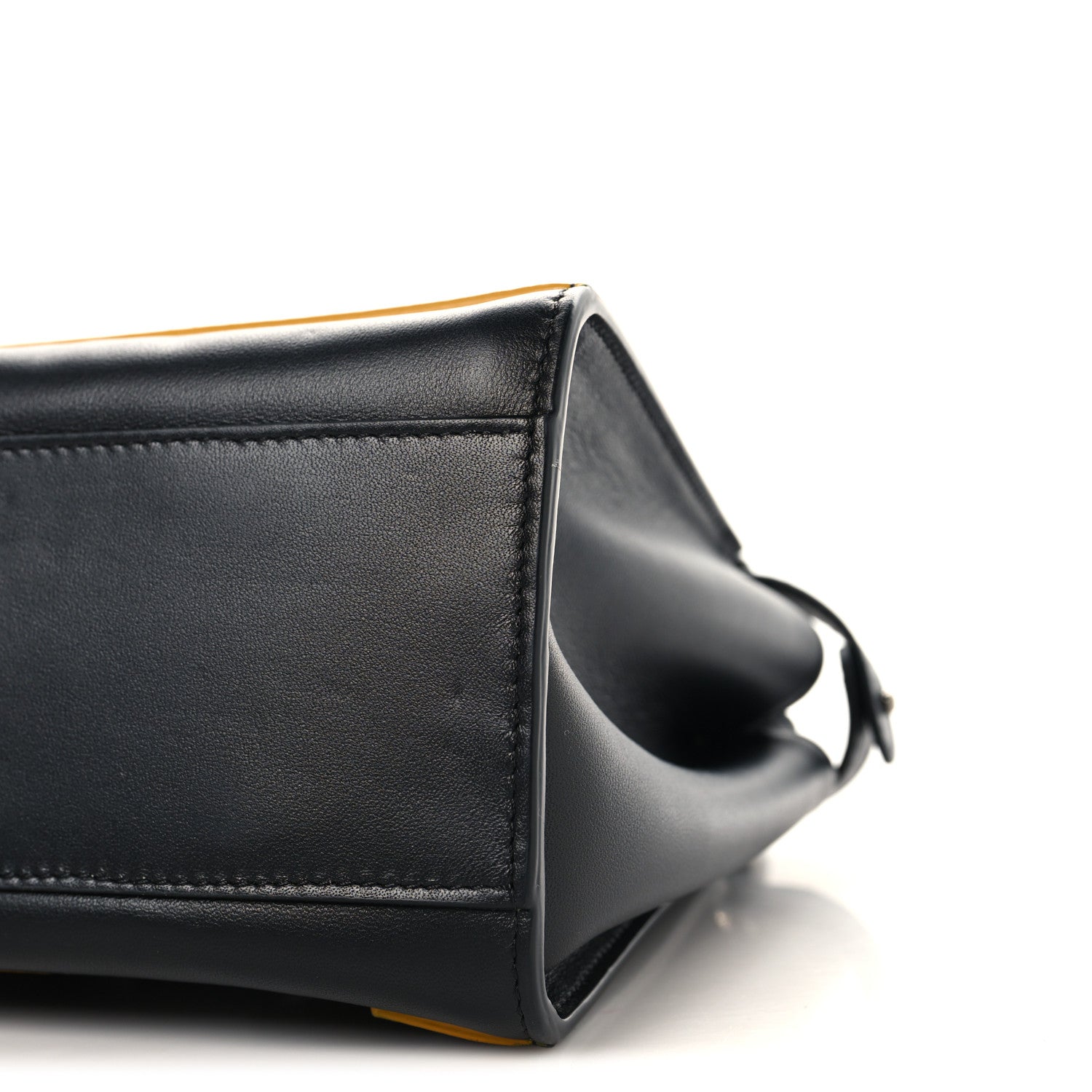 Nappa FF Mini Peekaboo Iconic Satchel Black Sunflower - Image 11