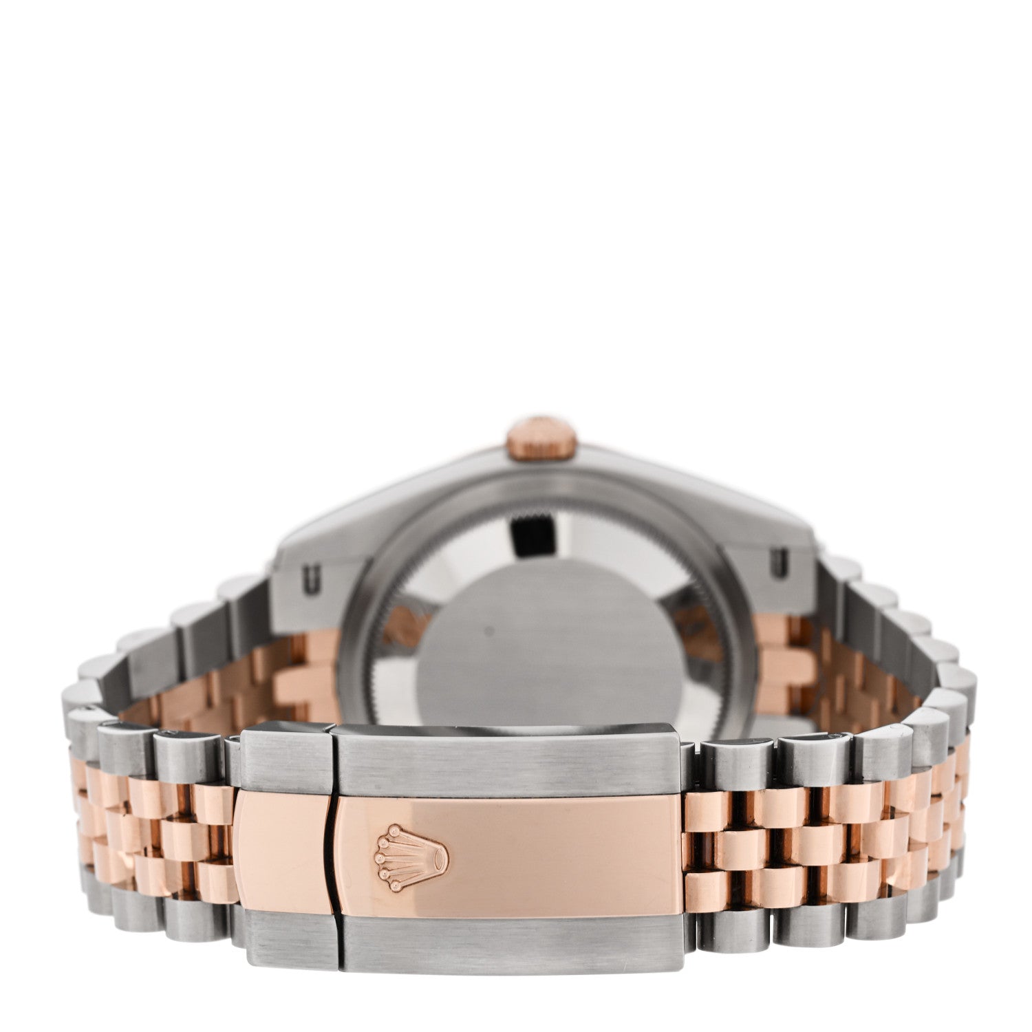 Stainless Steel 18K Everose Gold 36mm Oyster Perpetual Datejust Watch White Roman 126231 - Image 3