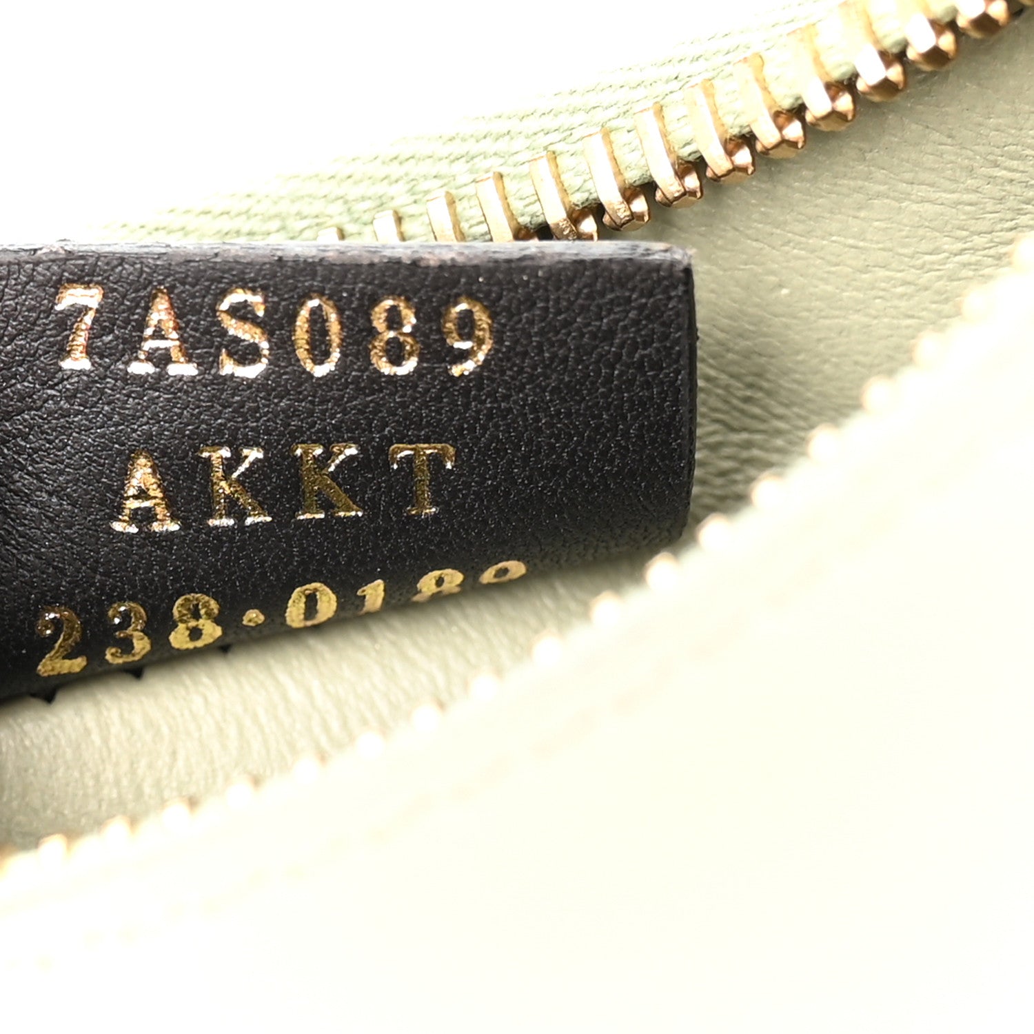 Vitello Grace New Matte Nano Fendigraphy Hobo Charm Menta - Image 7