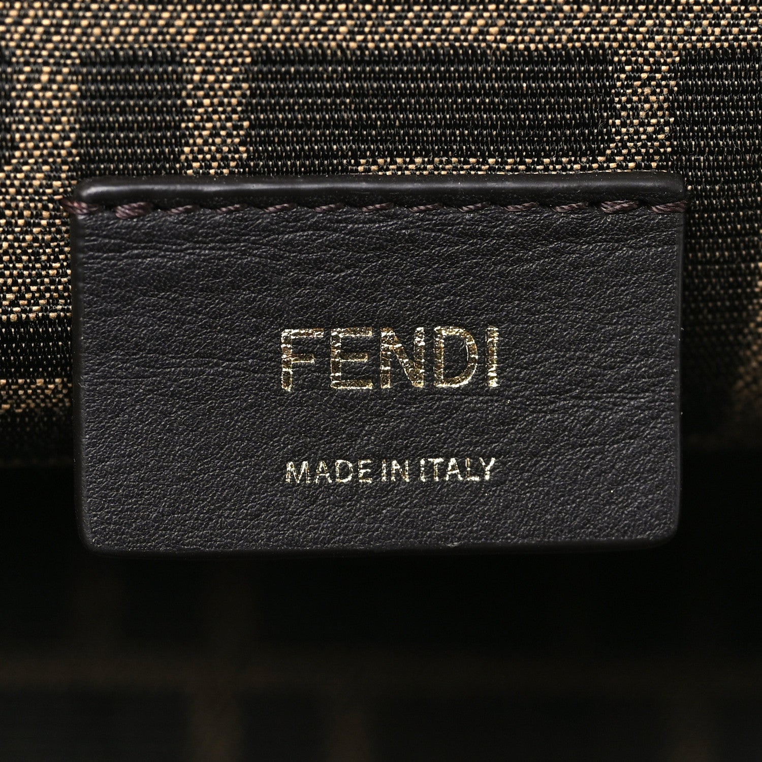 Shiny Nappa Small Fendi First Black Black - Image 6