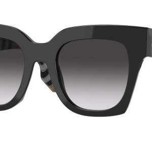 Burberry BE4364 Kitty Square Black Check Print Sunglasses