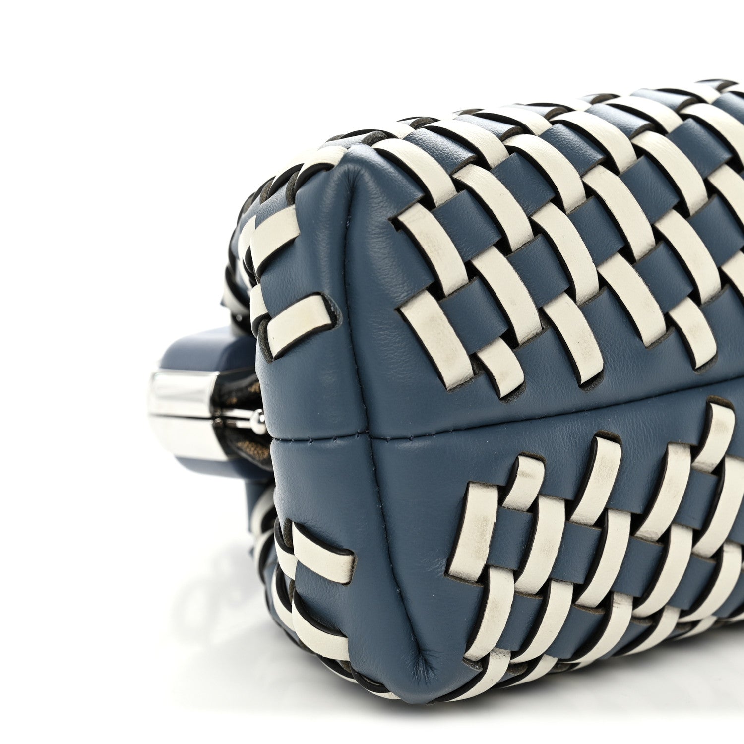 Vitello Grace Intreccio Small Fendi First Mirto Blue White Ice - Image 9